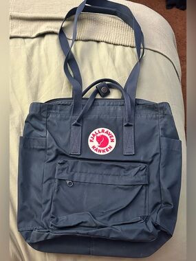 Fjallraven kanken tote pack , navy blue